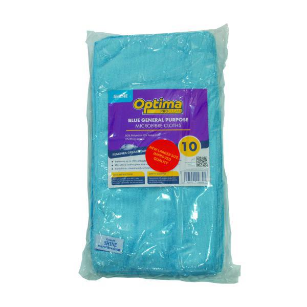 Microfibre Cloths Blue 40 x 40cm SINGLE